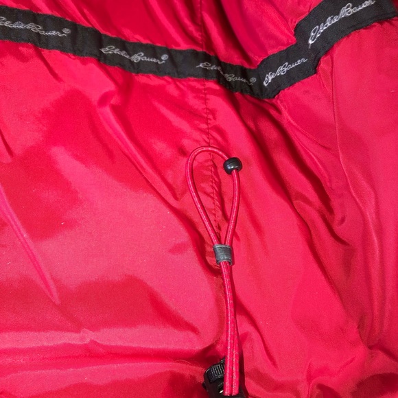 Eddie Bauer Men’s Ebtek Primaloft Charcoal Grey & Red Quilted Vest sz Tall Lg - Picture 9 of 15